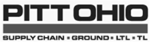 PITT OHIO SUPPLY CHAIN GROUND LTL TL Logo (USPTO, 01/10/2013)