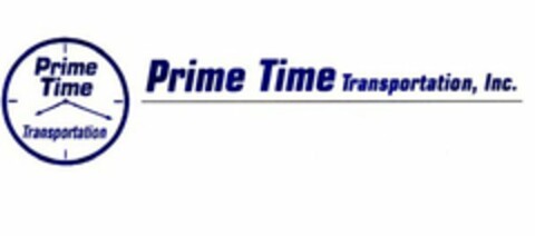 PRIME TIME TRANSPORTATION Logo (USPTO, 20.11.2013)