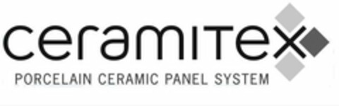 CERAMITEX PORCELAIN CERAMIC PANEL SYSTEM Logo (USPTO, 21.03.2014)