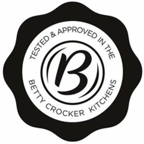 B TESTED & APPROVED IN THE BETTY CROCKER KITCHENS Logo (USPTO, 17.11.2014)