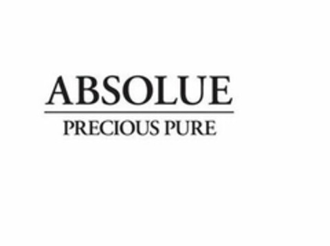 ABSOLUE PRECIOUS PURE Logo (USPTO, 21.01.2015)