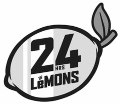 24 HRS OF LEMONS Logo (USPTO, 16.03.2015)
