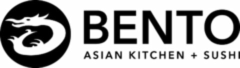 BENTO ASIAN KITCHEN  + SUSHI Logo (USPTO, 28.05.2015)