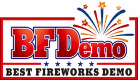 BFDEMO BEST FIREWORKS DEMO Logo (USPTO, 06/22/2016)