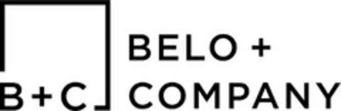 B + C BELO + COMPANY Logo (USPTO, 13.06.2017)