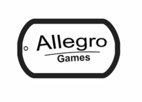 ALLEGRO GAMES Logo (USPTO, 31.01.2018)