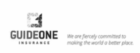 G1 GUIDEONE INSURANCE WE ARE FIERCELY COMMITTED TO MAKING THE WORLD A BETTER PLACE. Logo (USPTO, 05.03.2018)