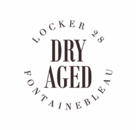 LOCKER 28 DRY AGED FONTAINEBLEAU Logo (USPTO, 27.04.2018)