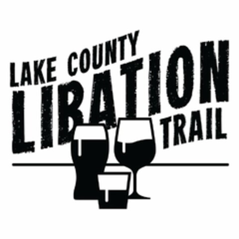 LAKE COUNTY LIBATION TRAIL Logo (USPTO, 06.07.2018)