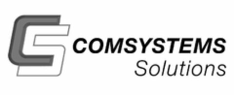 CS COMSYSTEMS SOLUTIONS Logo (USPTO, 18.03.2019)