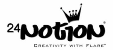 24NOTION CREATIVITY WITH FLARE Logo (USPTO, 21.03.2019)