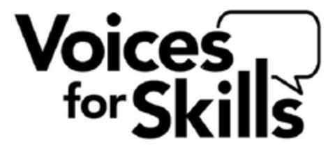 VOICES FOR SKILLS Logo (USPTO, 06/28/2019)