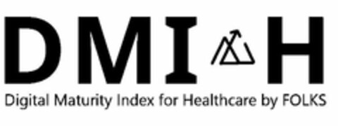 DMI H DIGITAL MATURITY INDEX FOR HEALTHCARE BY FOLKS Logo (USPTO, 05.09.2019)