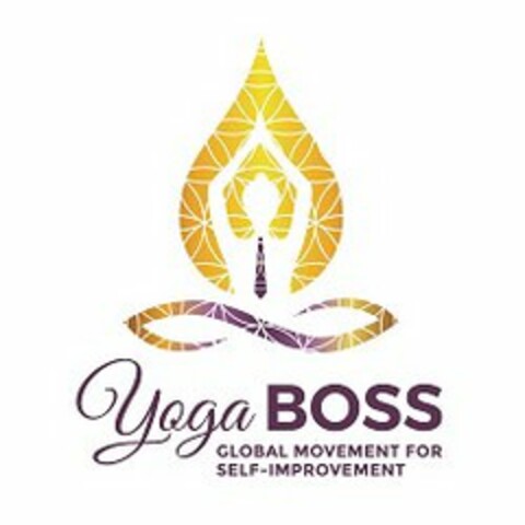 YOGA BOSS GLOBAL MOVEMENT FOR SELF-IMPROVEMENT Logo (USPTO, 21.10.2019)