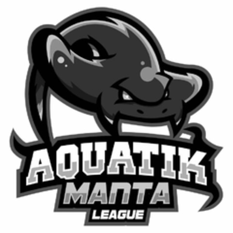 AQUATIK MANTA LEAGUE Logo (USPTO, 21.08.2020)