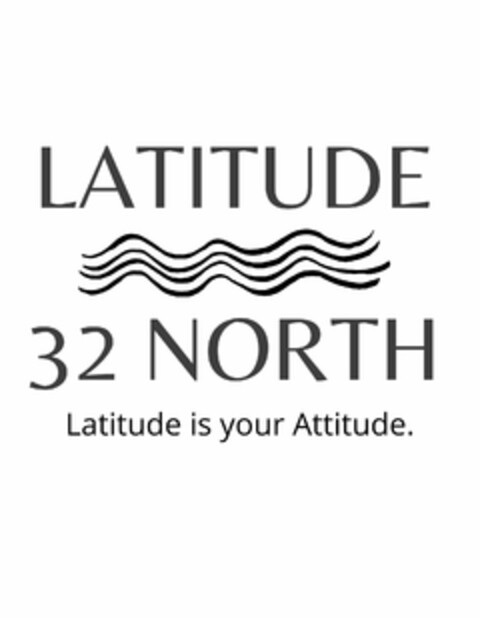 LATITUDE 32 NORTH LATITUDE IS YOUR ATTITUDE. Logo (USPTO, 18.09.2020)