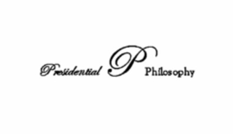 PRESIDENTIAL PHILOSOPHY P Logo (USPTO, 06.03.2009)