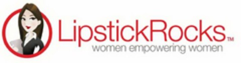 LIPSTICKROCKS WOMEN EMPOWERING WOMEN Logo (USPTO, 03/31/2009)