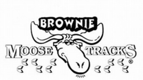 BROWNIE MOOSE TRACKS Logo (USPTO, 30.04.2009)