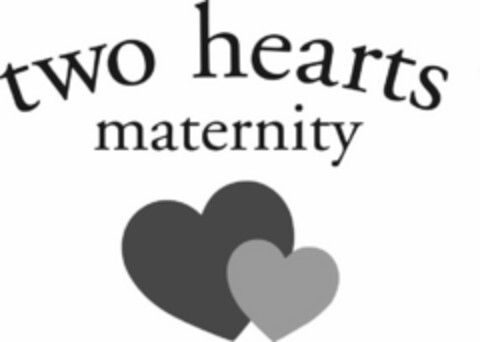 TWO HEARTS MATERNITY Logo (USPTO, 14.05.2009)