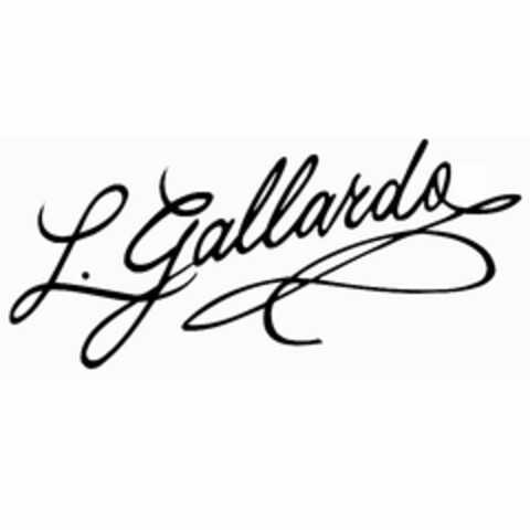 L. GALLARDO Logo (USPTO, 08/31/2009)