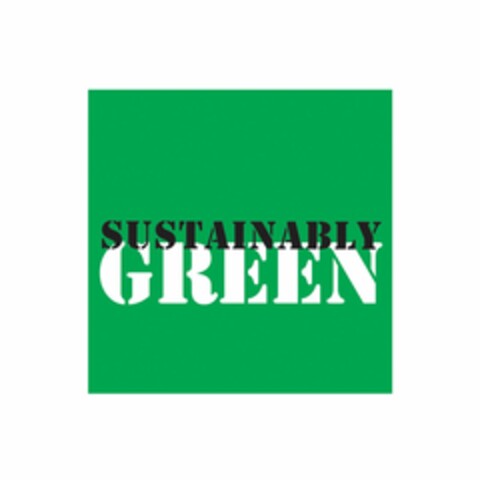 SUSTAINABLY GREEN Logo (USPTO, 09/04/2009)