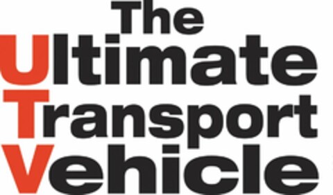 THE ULTIMATE TRANSPORT VEHICLE Logo (USPTO, 09.11.2009)