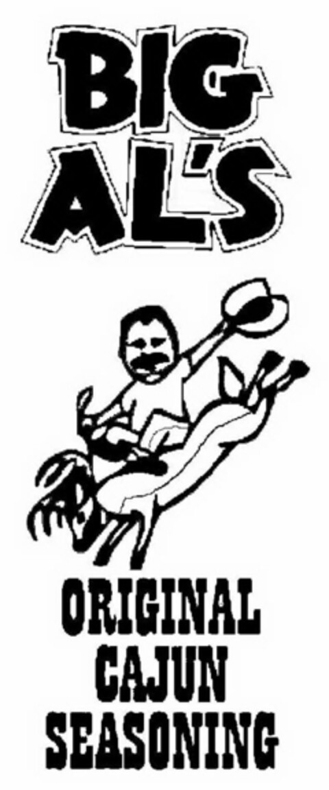 BIG AL'S ORIGINAL CAJUN SEASONING Logo (USPTO, 01/29/2010)