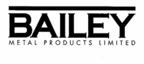 BAILEY METAL PRODUCTS LIMITED Logo (USPTO, 09.08.2010)