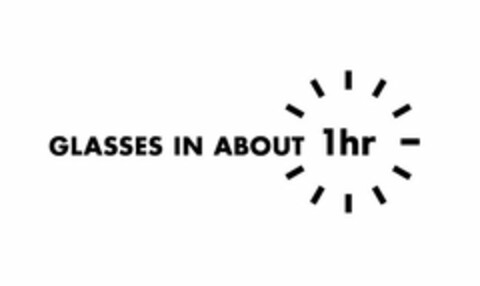 GLASSES IN ABOUT 1 HR Logo (USPTO, 03.02.2011)