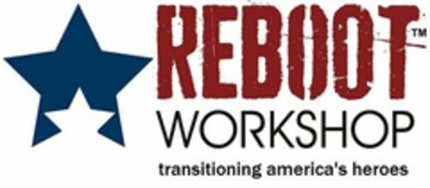 REBOOT WORKSHOP TRANSITIONING AMERICA'S HEROES Logo (USPTO, 17.02.2011)