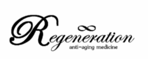 REGENERATION ANTI-AGING MEDICINE Logo (USPTO, 04/21/2011)