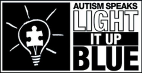 AUTISM SPEAKS LIGHT IT UP BLUE Logo (USPTO, 06/16/2011)