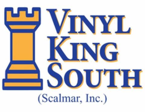 VINYL KING SOUTH (SCALMAR, INC.) Logo (USPTO, 24.06.2011)