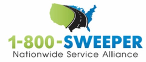 1-800-SWEEPER NATIONWIDE SERVICE ALLIANCE Logo (USPTO, 06.10.2011)
