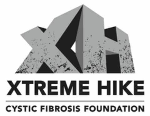 XH XTREME HIKE CYSTIC FIBROSIS FOUNDATION Logo (USPTO, 05/07/2013)