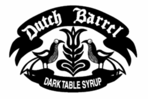 DUTCH BARREL DARK TABLE SYRUP Logo (USPTO, 06/28/2013)