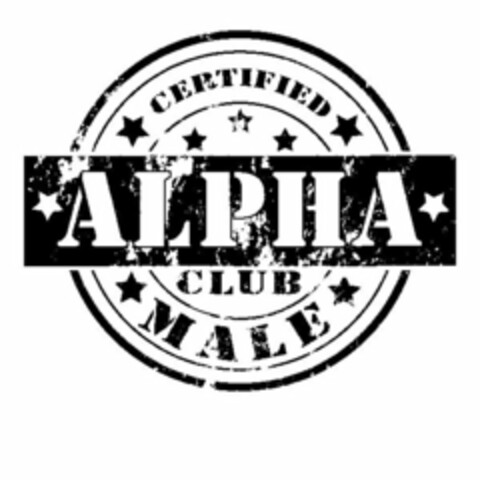 CERTIFIED ALPHA MALE CLUB Logo (USPTO, 10/09/2013)