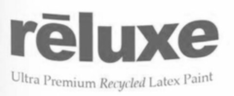 RELUXE ULTRA PREMIUM RECYCLED LATEX PAINT Logo (USPTO, 28.05.2014)