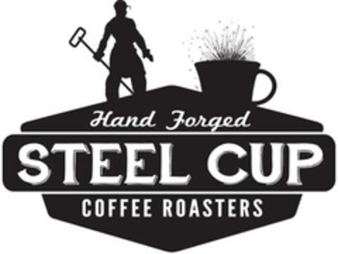 HAND FORGED STEEL CUP COFFEE ROASTERS Logo (USPTO, 11/18/2014)