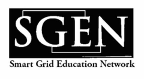 SGEN SMART GRID EDUCATION NETWORK Logo (USPTO, 03/05/2015)