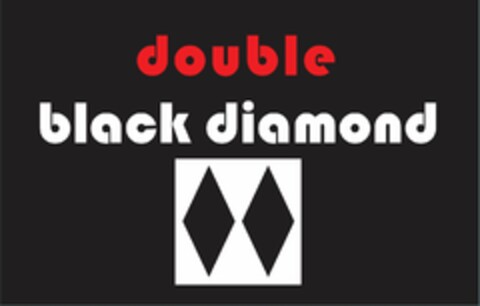 DOUBLE BLACK DIAMOND Logo (USPTO, 04/15/2015)