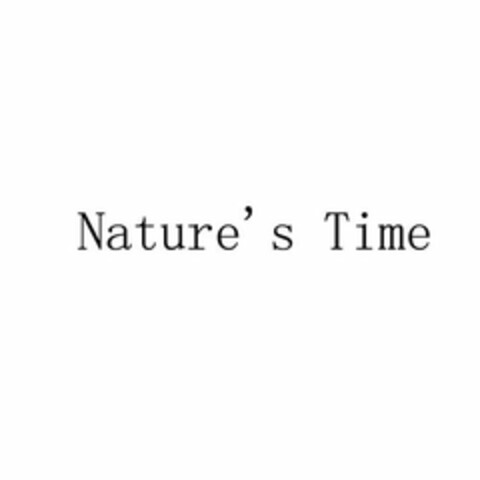 NATURE'S TIME Logo (USPTO, 13.05.2015)