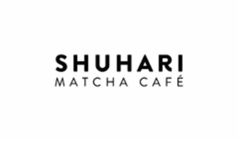 SHUHARI MATCHA CAFÉ Logo (USPTO, 23.07.2015)