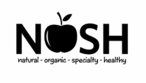 NOSH NATURAL - ORGANIC - SPECIALTY - HEALTHY Logo (USPTO, 10/21/2015)