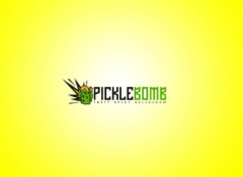 PICKLE BOMB TASTY SPICY DELICIOUS! Logo (USPTO, 01.06.2016)