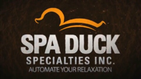 SPA DUCK SPECIALTIES INC. AUTOMATE YOUR RELAXATION Logo (USPTO, 12/06/2016)