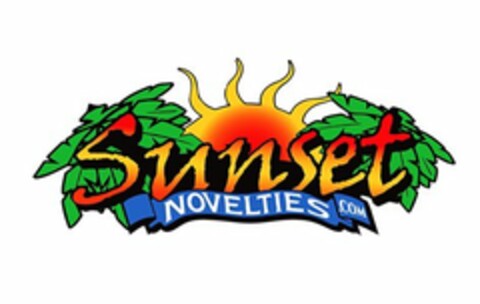 SUNSET NOVELTIES.COM Logo (USPTO, 06.01.2017)