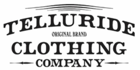 TELLURIDE ORIGINAL BRAND CLOTHING COMPANY Logo (USPTO, 04/03/2017)