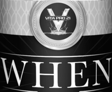 V VITA PRO 21 WHEN Logo (USPTO, 06/12/2017)